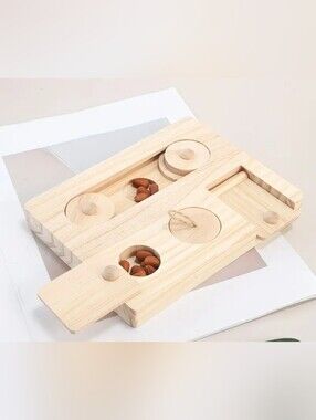 NEW WOOD SMALL PET FEEDER